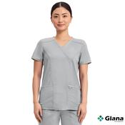 Chic Cherokee Professional Scrubs CK WW Revolution Women's 3-Pocket Mock-Wrap Scrub Top – 19 Colours - Glana image