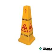 Visible FREEGO Caution Wet Floor Cone 90cm - Safety &amp; Visibility - Glana image