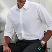 Durable BROOK TAVERNER Titan White Shirt 115gsm Lightweight Corporate Wear - Glana image