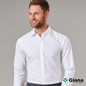 Clean BROOK TAVERNER Este Slim Fit Non-Iron White Shirt, 100% Cotton - Glana image