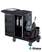 Innovative 2-Shelf Cleaning Trolley, TWT Opera 1.1 R Reuse - Glana image