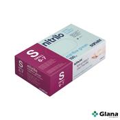Confident Grip SANTEX NITRIFLEX Powder Free Nitrile Green Gloves, 3.5grm, 4 Sizes - Glana image