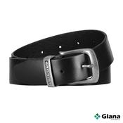 Vibrant TRICORP Black Leather Belt, Stylish and Durable Accessory - Glana