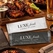 Refreshing LUXE FRESH Luxury Hand Wipes – Personalisation Available, Case of 1000 - Glana
