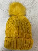 Cathy Mustard Pom Pom Hat image