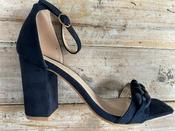Block Heel - Navy image