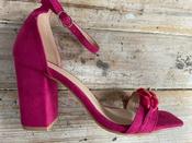 Block Heel - Fushia image