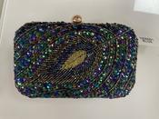 Peacock Green Sequin Handbag image
