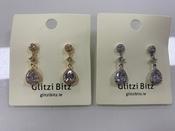 Medium Drop Diamond Earrings image