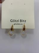 Pearl Huggy Earrings image