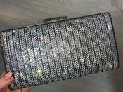 Ellie Baguette Diamanté Bag