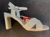 Xti Silver Crossover Mid Heel image