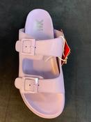 Xti Lilac Double Strap Sliders
