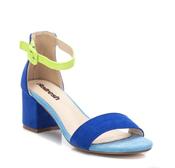 Refresh Blue Block Heeled Sandal image