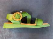 Marila Natural Leather Green Sandal image