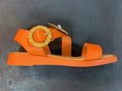 Marila Natural Leather Orange Sandal image