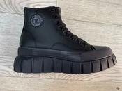 Refresh Black Chunky Sole Trainer image