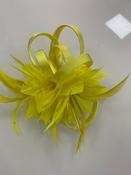 Camile Yellow Small Fascinator image