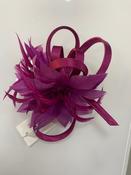 Camile Burgandy Small Fascinator image