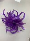 Camile Purple Small Fascinator image