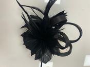 Camile Black Small Fascinator image