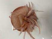 Sandra Dusty Pink Medium Fascinator image