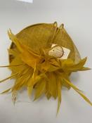 Sandra Mustard Medium Fascinator