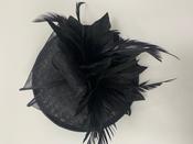 Sandra Black Medium Fascinator