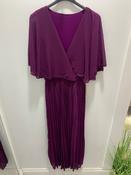 Purple Cape Style Midi Dress image