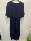 Navy Cape Style Midi Dress image