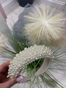 Cream Pearl Headband image