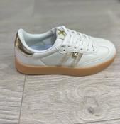 GG Platforms White With Gold XTI