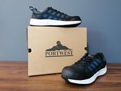 PORTWEST STEELITE TOVE TRAINER BLK/BLU (5 sizes available) image
