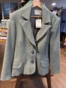 Tweed women's blazer - light green blend image