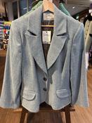 Tweed women's blazer - teal blend image