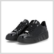 Rieker Women Patent Platform Laced Shoe W2601-00 image