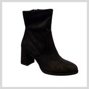 Tamaris Woman's  Black Suede Boot 1-25057-43