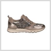Caprice Women's Shoe 9-23757-45 366 Taupe/Metallic Combi