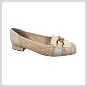 Caprice 9-24201-46 Ladies Off White Combi Loafer image