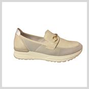Rieker Women Ivory Slip on Loafer N7455-60 image