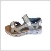 Rieker 64074-40 Ladies Grey Trekking Sandal