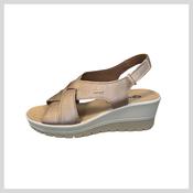 Igi&amp;Co 1161111 Ladies Champagne Wedged Sandal