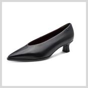 Ladies Tamaris Black Court Shoe  1-22340-47-003 image