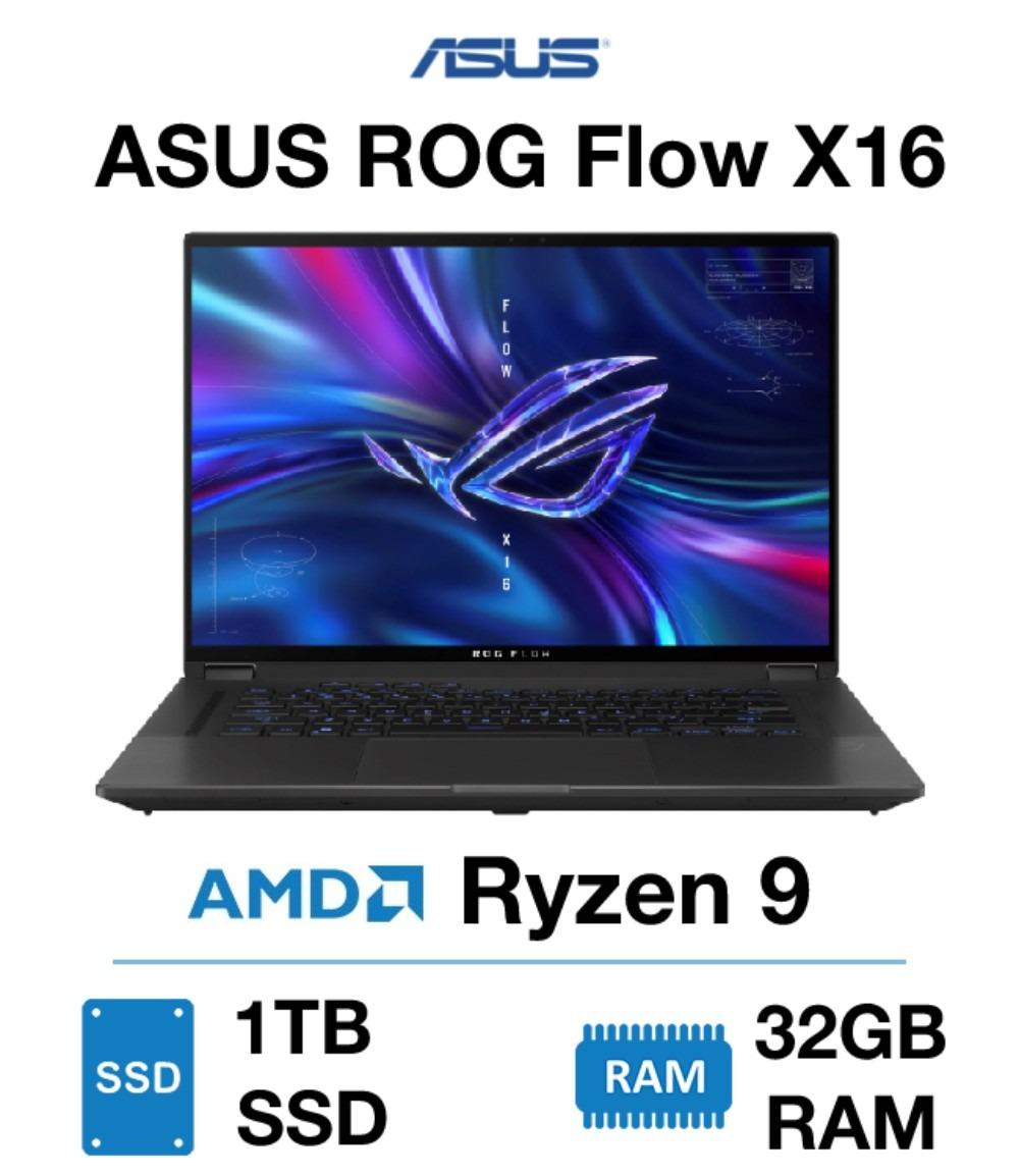 ASUS ROG Flow X16 AMD Ryzen 9 32GB RAM 1TB SSD GeForce RTX 3070