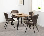 Quebec Wave Edge Dining Set