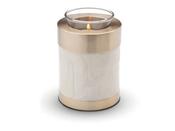 Brass Candle Urn: Ivory &amp;amp; Gold (0.3l)