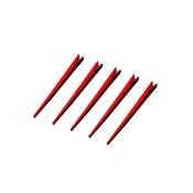 Plastic red spikes