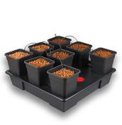 Wilma XXL Square 8Pot 18L Pots Hydro System