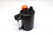 Round Catch Tank 1.5 Liter Black Anodized