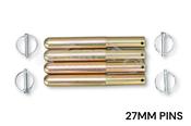 WRC SILL STAND 27MM PINS &amp; CLIPS ONLY -  SET OF 4